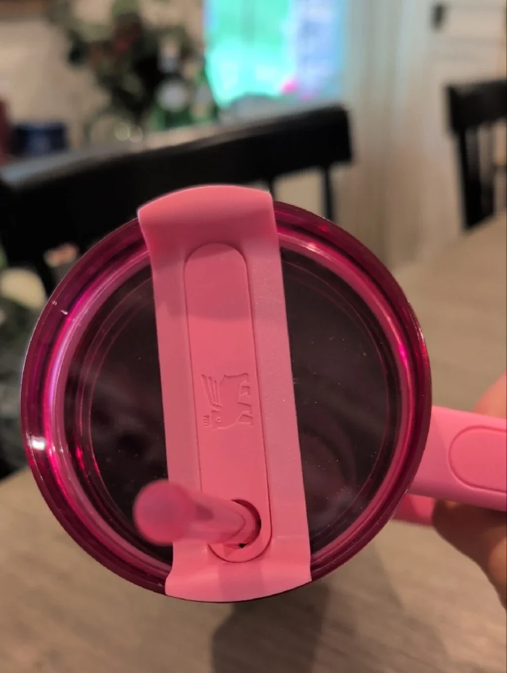 Stanley Pink Wicked Glinda Travel Tumbler with Handle and Straw - Picture 3 of 6